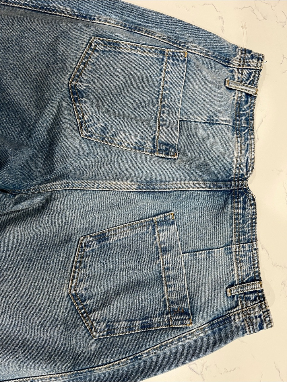 Pilcro Anthropologie Relaxed Wide Leg Light Wash Women's Jeans - Size 34” - Picture 7 of 16